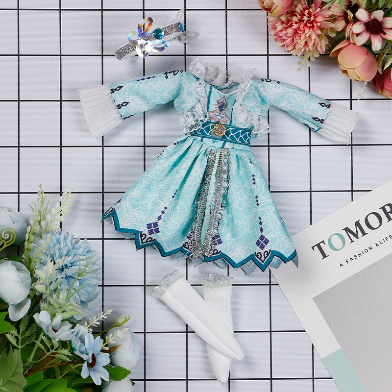 Đầm Đồ Chơi Búp Bê 30cm BJD Xinh Xắn
