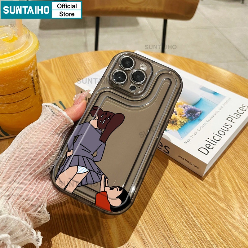 Suntaiho Ốp lưng ốp iphone Ốp Điện Thoại Silicon In Hình Cậu Bé Nghịch Ngợm Cho iPhone 14 13 Pro XS Max XR 7 Plus 8 Plus 12 Pro Max 11 Pro Max