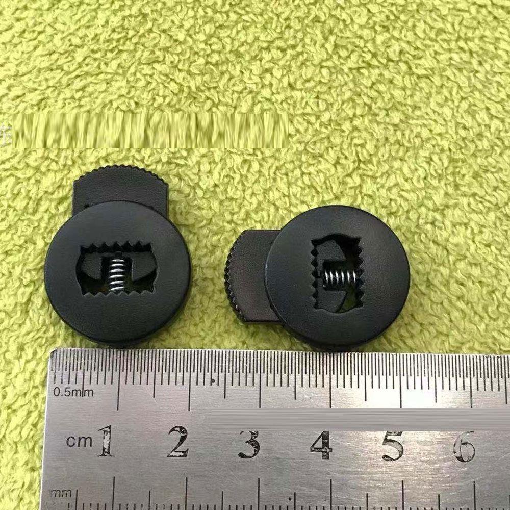 LANSEL Set 20 Khóa Lò Xo Tròn Màu Đen Chống Mài Mòn Dùng Để Khóa Găng Tay Chơi Bóng Chày Dành Cho Người Lớn / Trẻ Em
