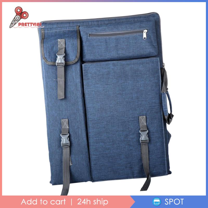 Ba Lô Đeo Vai Đựng Bảng Màu Sơn Nghệ Thuật Có Dây Đeo Vai Điều Chỉnh Được