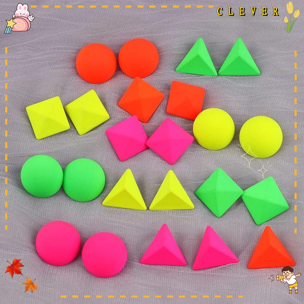 CLEVER Bông Tai Hình Tam Giác / Tròn Độc Đáo Thời Trang Cho Nữ