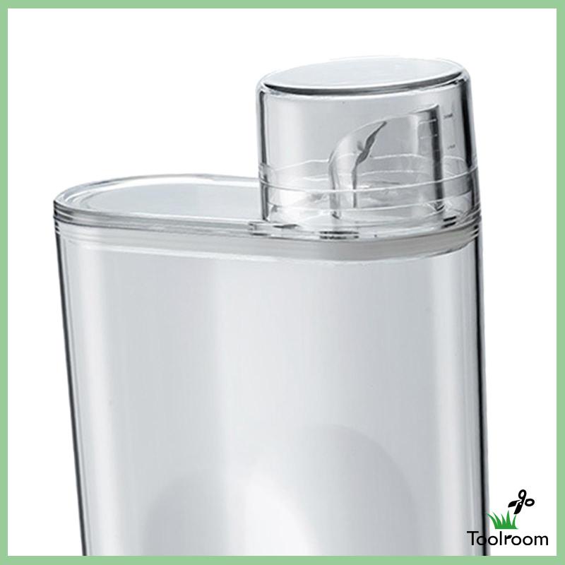 Bình Đựng Sữa Tắm Trong Suốt Dung Tích 1300ml Tiện Dụng