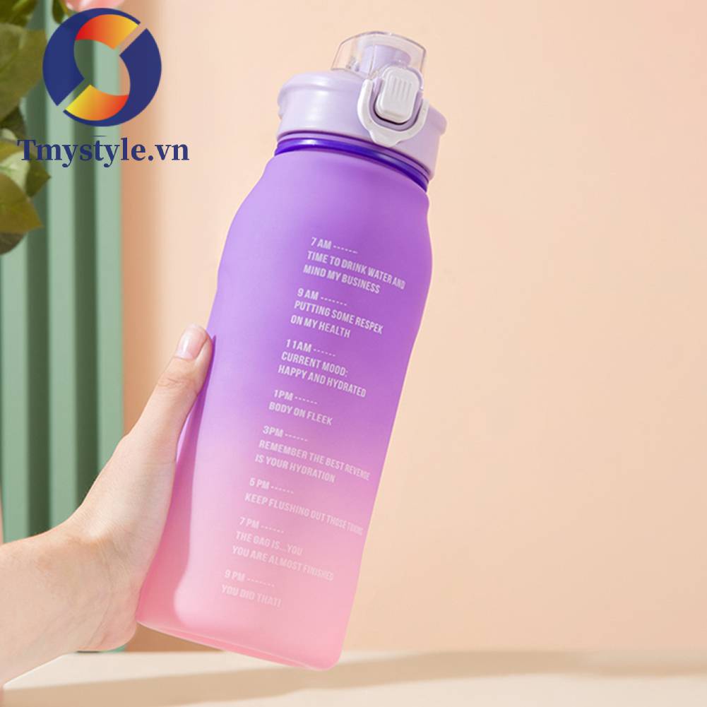 Bình Nước Thể Thao Màu Gradient Dung Tích 1300ML