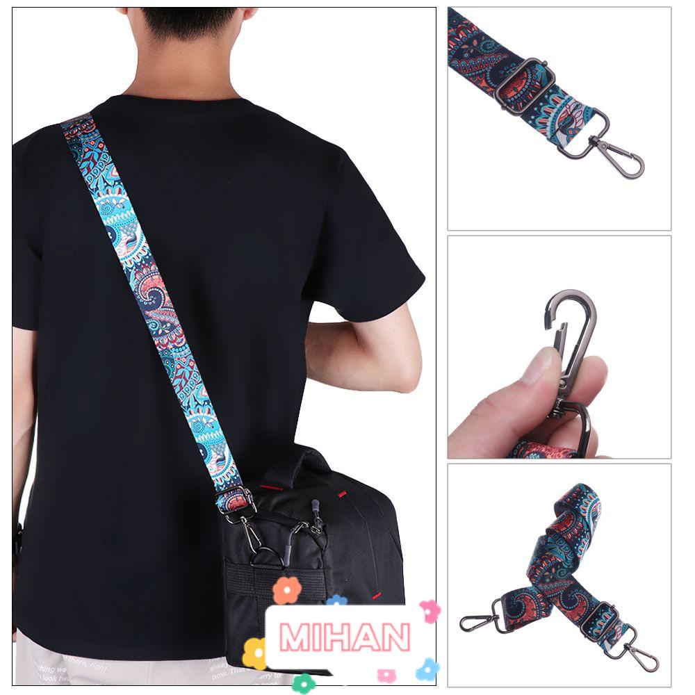MIHAN1 Dây Đeo Túi Xách Bằng Nilon Họa Tiết Thổ Cẩm Nhiều Màu Tùy Chỉnh Tiện