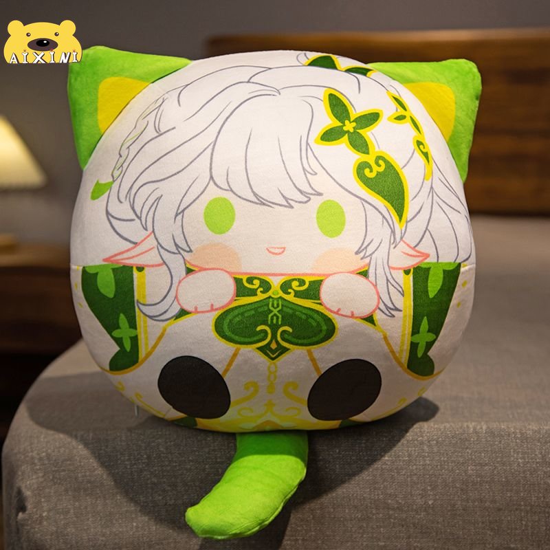 Gối nhồi bông hình bánh bao nhân vật Genshin Impact tùy chọn xinh xắn Gấu bông plushie mochi Genshin Impact mềm mại cute game anime