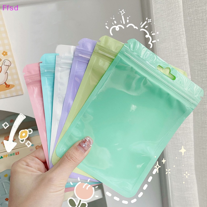 Set 10 Túi Đựng Thẻ Ảnh Thần Tượng Kpop Màu Kẹo