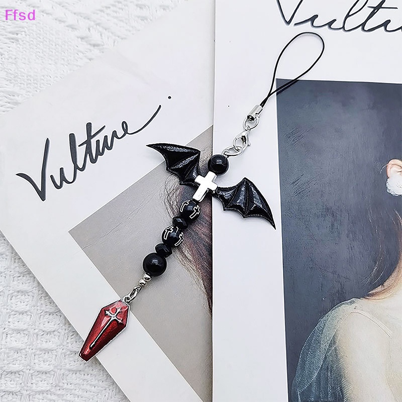 {Ffsd} Dây Đeo Điện Thoại Dạng Chuỗi Xích Punk Y2K Mặt Hình Bướm Ngọt Ngào Cá Tính Kèm Phụ Kiện Dây Đeo Chéo Cho Túi Xách