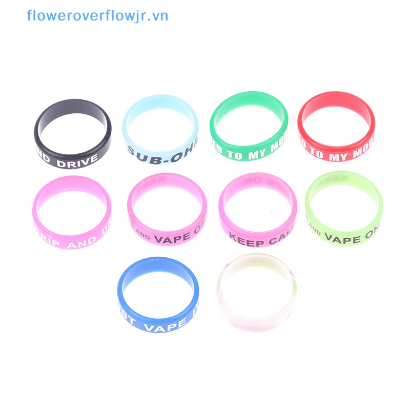 10 Vòng Silicone Hình Chữ O Cố Định Cần Câu Cá Chống Trượt