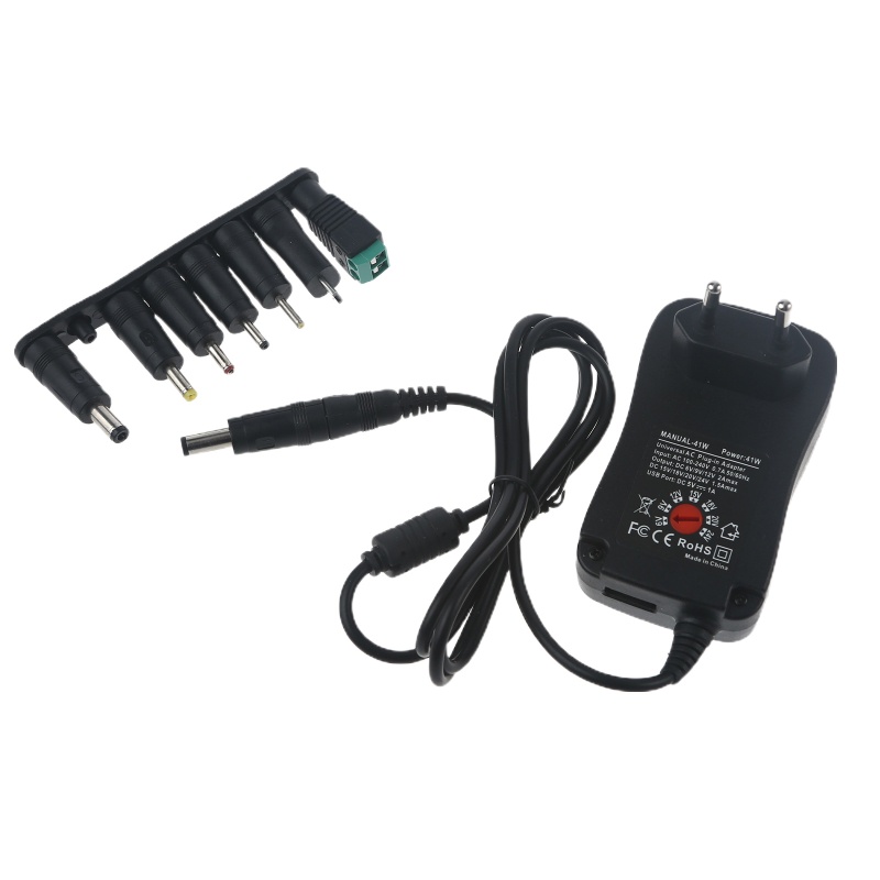 Bộ Nguồn AC Đa Năng Alli 41W USB + 6V-24V