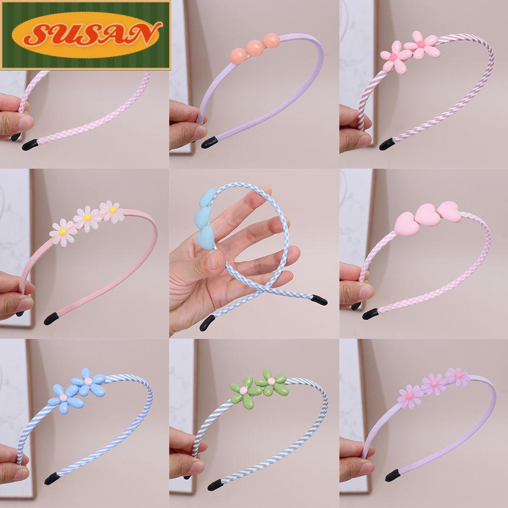 SUSANS Băng Đô Cài Tóc Màu Sắc Ngọt Ngào Cho Nữ