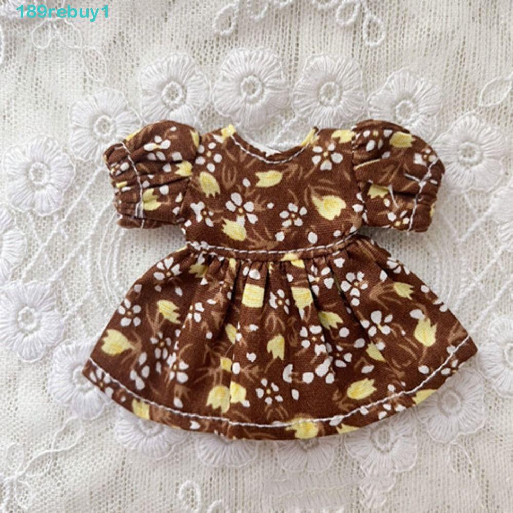 REBUY1 Đầm Hoa Thời Trang Cho Búp Bê Ob11