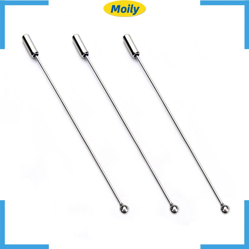 MOILYVN Ghim Cài Áo Hình Quả Bóng Bạc 90MM Thời Trang Cho Nữ