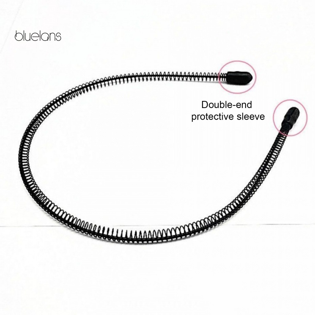 Bluelans Băng Đô Cài Tóc Thể Thao Màu Trơn Co Giãn Lượn Sóng Chống Trượt Linh Hoạt Dành Cho Nam Nữ