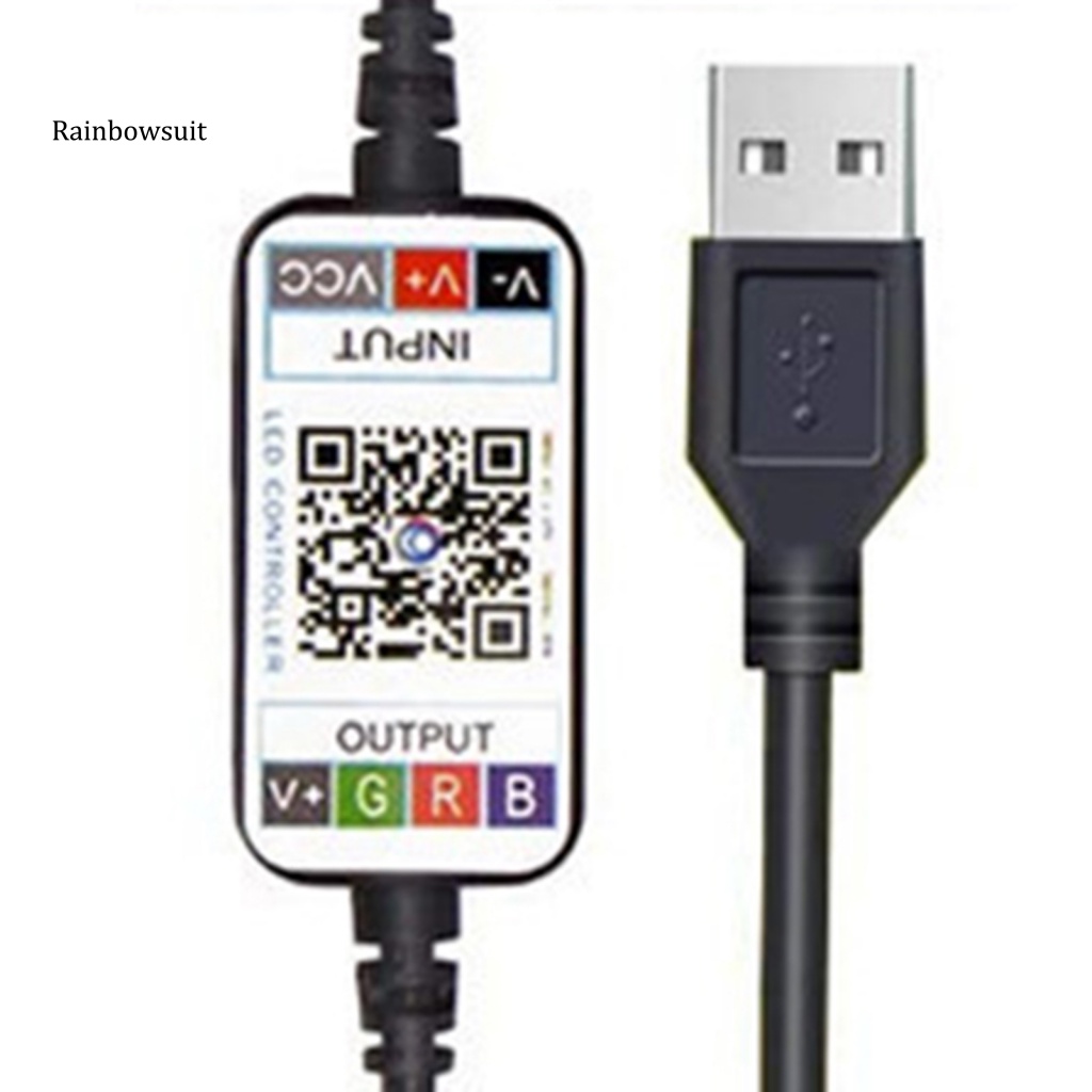 [RB] Dây Đèn LED RGB ABS Bluetooth Độ Sáng Cao Cho Giáng Sinh