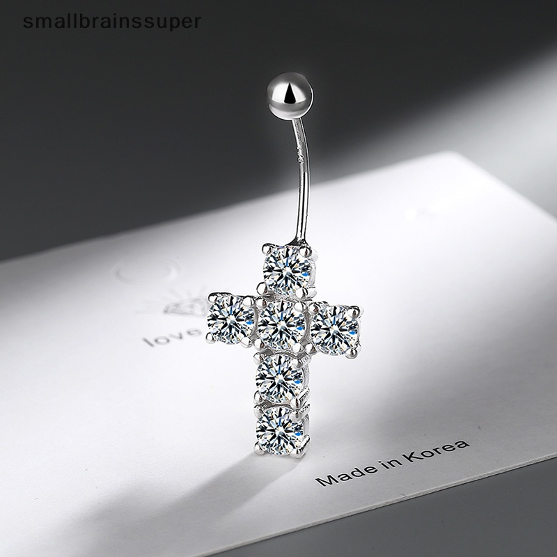 Khuyên Rốn Mặt Chữ Thập Đính Đá Quyến Rũ Thời Trang Cho Nữ SBS