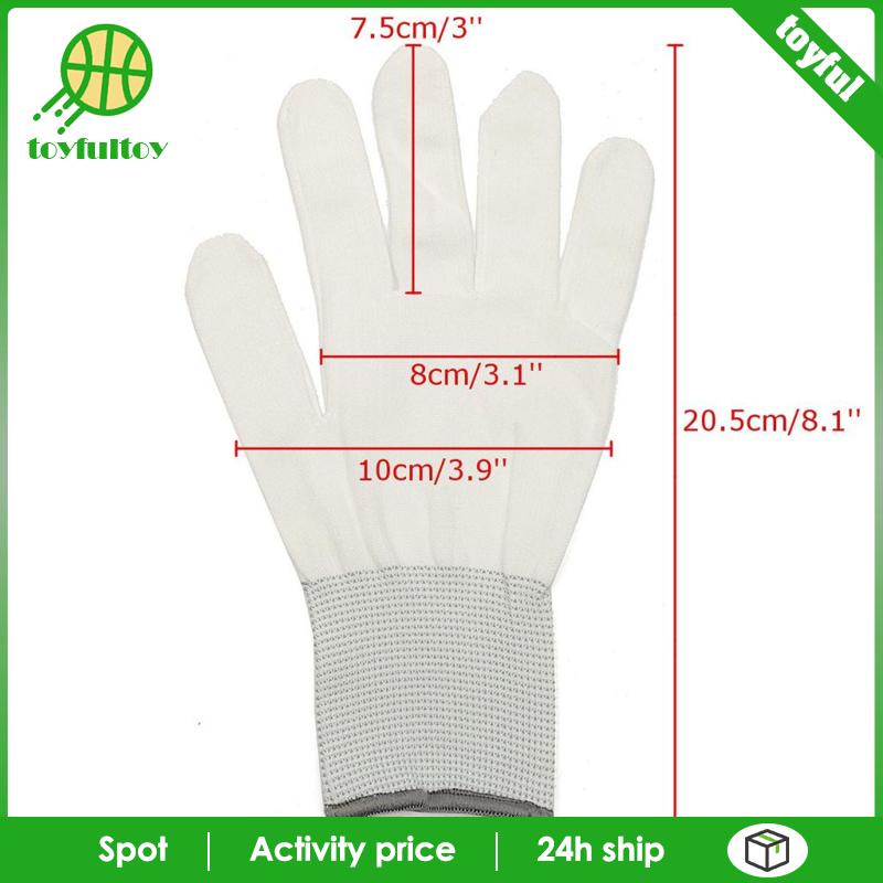 Bộ 6 Đôi Găng Tay Cotton Dùng Để Quấn Xe Hơi