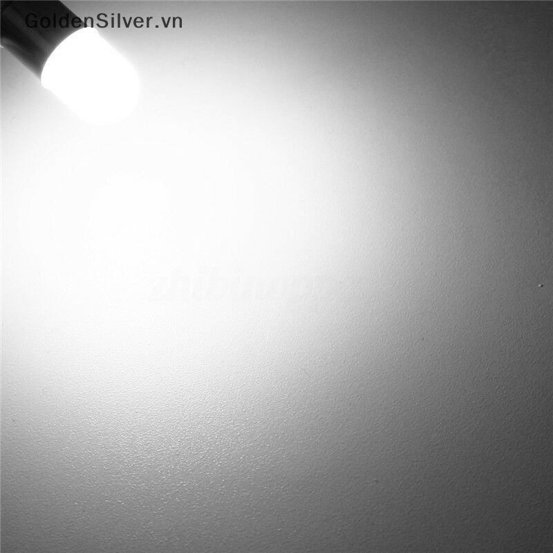 Set 2 Bóng Đèn Xi Nhan Ánh Sáng Vàng Bạc 1156 BA9S P21W COB 12V Cho Xe Hơi