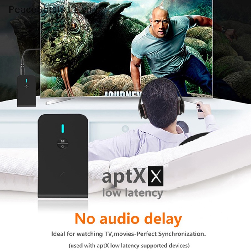 Thiết Bị Truyền Nhận Tín Hiệu Bluetooth 5.0 2 Trong 1 APTX Thấp Cho Mp3 Stereo Music 3.5mm AUX.