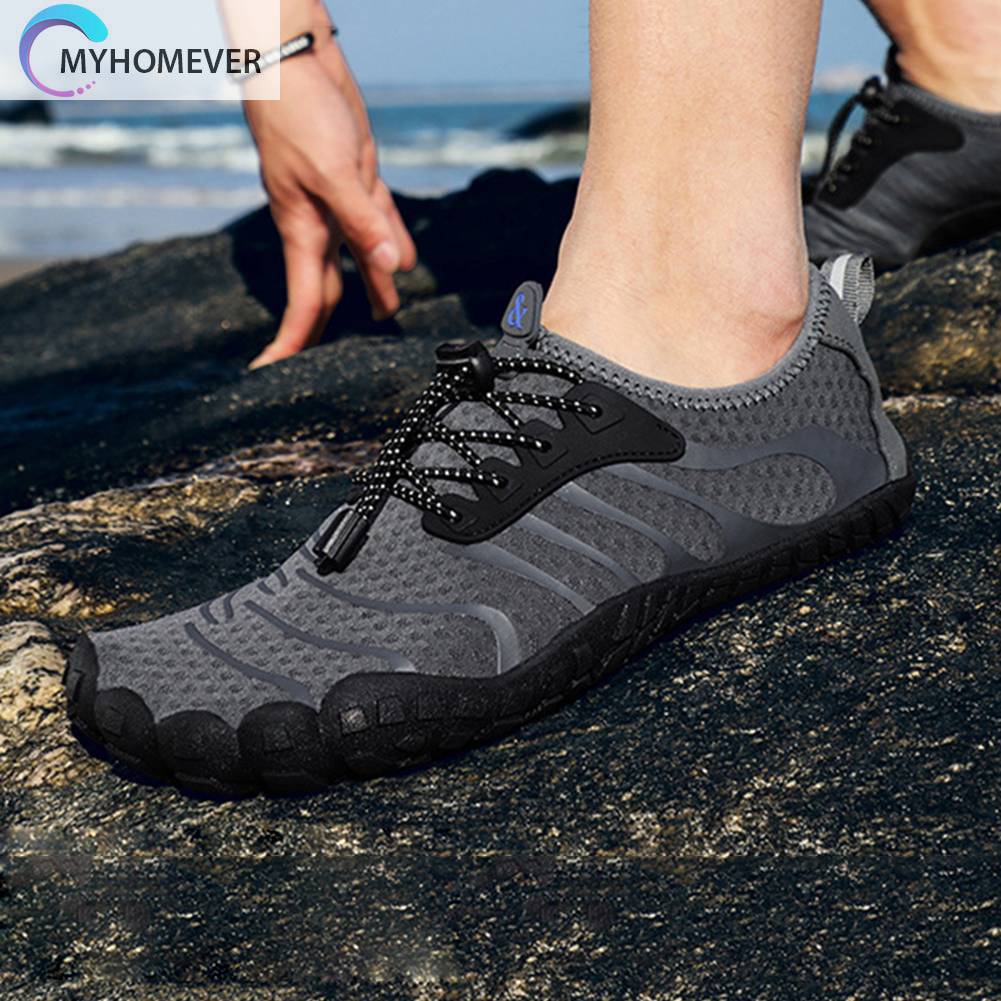 Giày Lưới Co Giãn Đi Bộ Đường Dài Cho Nam