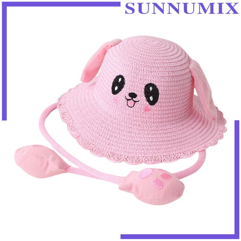 Mũ Panama Đi Biển Gấp Gọn Tiện Lợi Dành Cho Bé 3-10 Tuổi