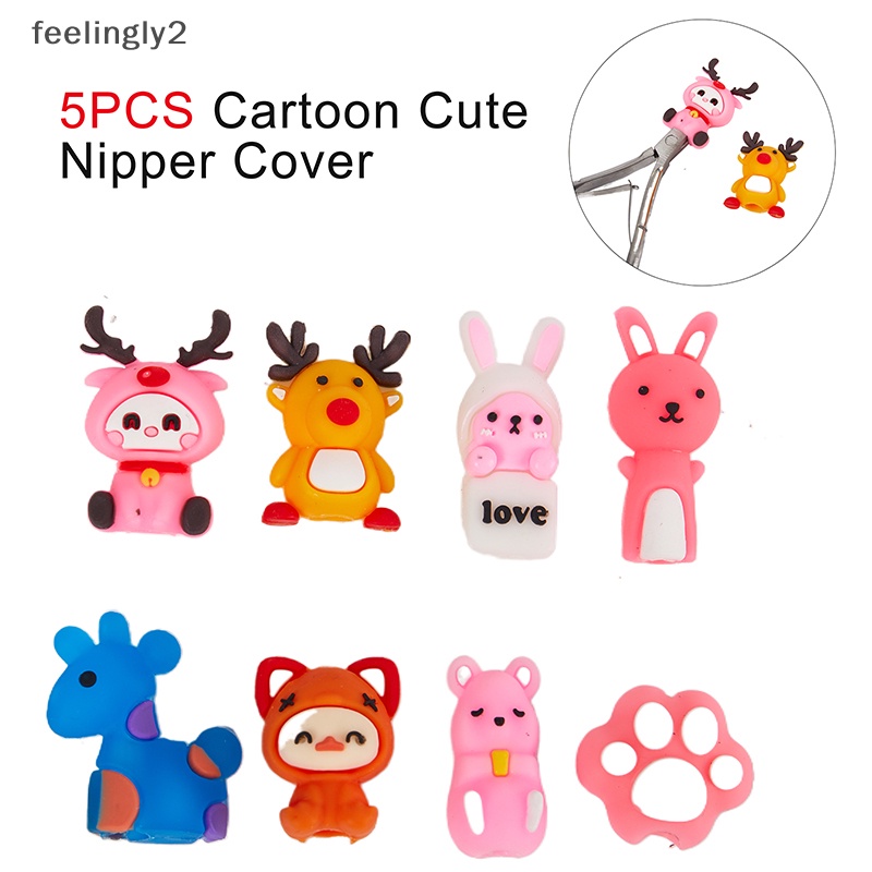 [Hàng Có Sẵn] Bọc Silicon Bảo Vệ Kềm Cắt Móng Tay Hình Động Vật Hoạt Hình (F)