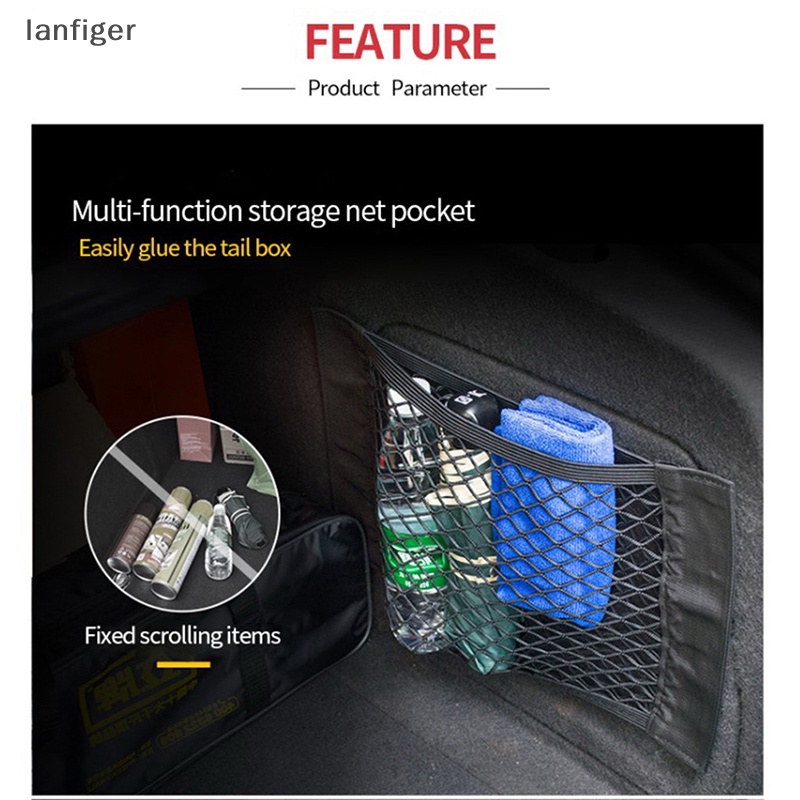 Túi Lưới Nylon Đựng Đồ Đa Năng Cho Xe Hơi SUV
