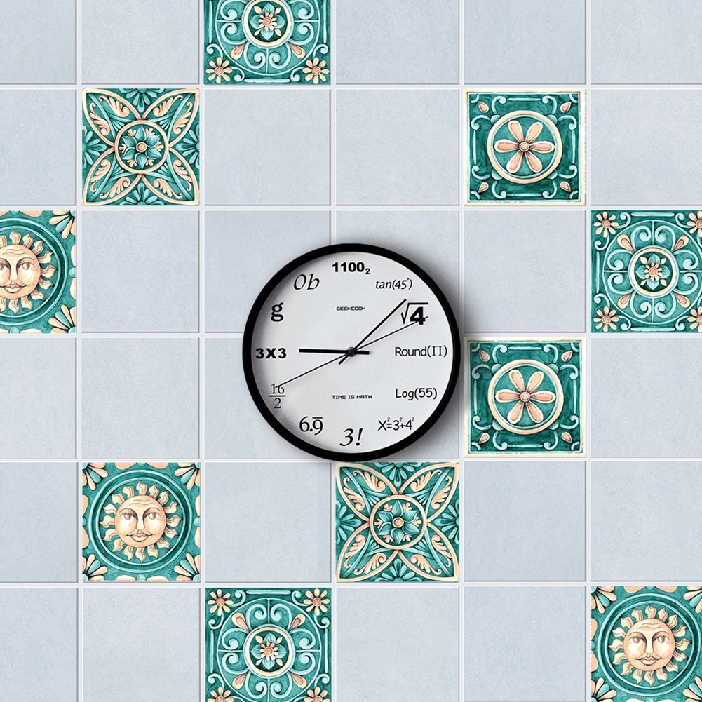 Bộ 10 Miếng Dán Sàn Nhà Chống Thấm Nước Phong Cách Ý Độc Đáo