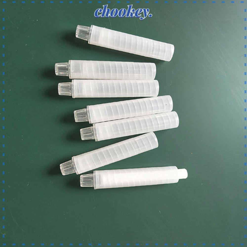 CHOOKEY Bộ 5 Vỏ Kẹp Bút Phấn Màu Trong Suốt Tái Sử Dụng Tiện Lợi