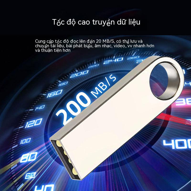 Đĩa u 64g 32g 128g Tốc Độ Cao Bằng Kim Loại In Chữ OTG