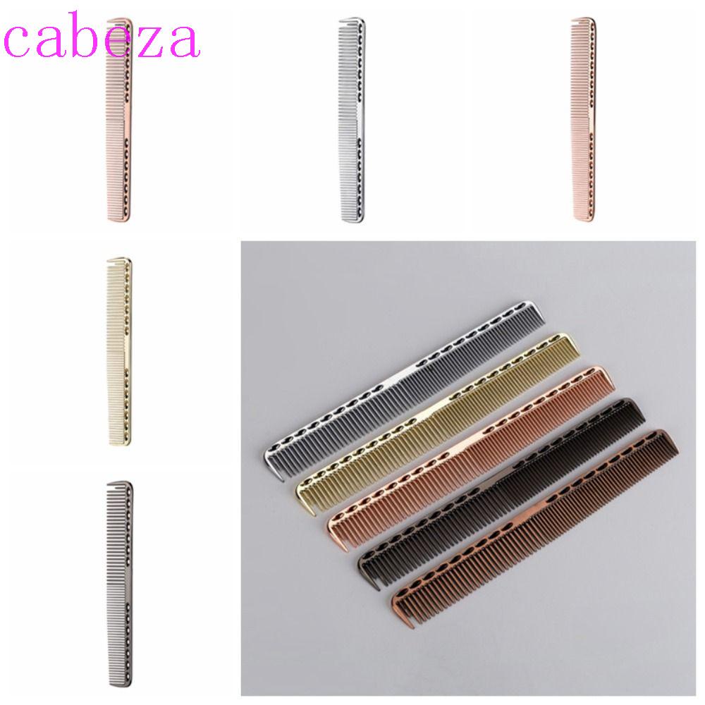 CABEZA Lược Chải Tóc Bằng Kim Loại Chống Trượt Chống Tĩnh Điện Chuyên Dụng Cho Thợ Cắt Tóc