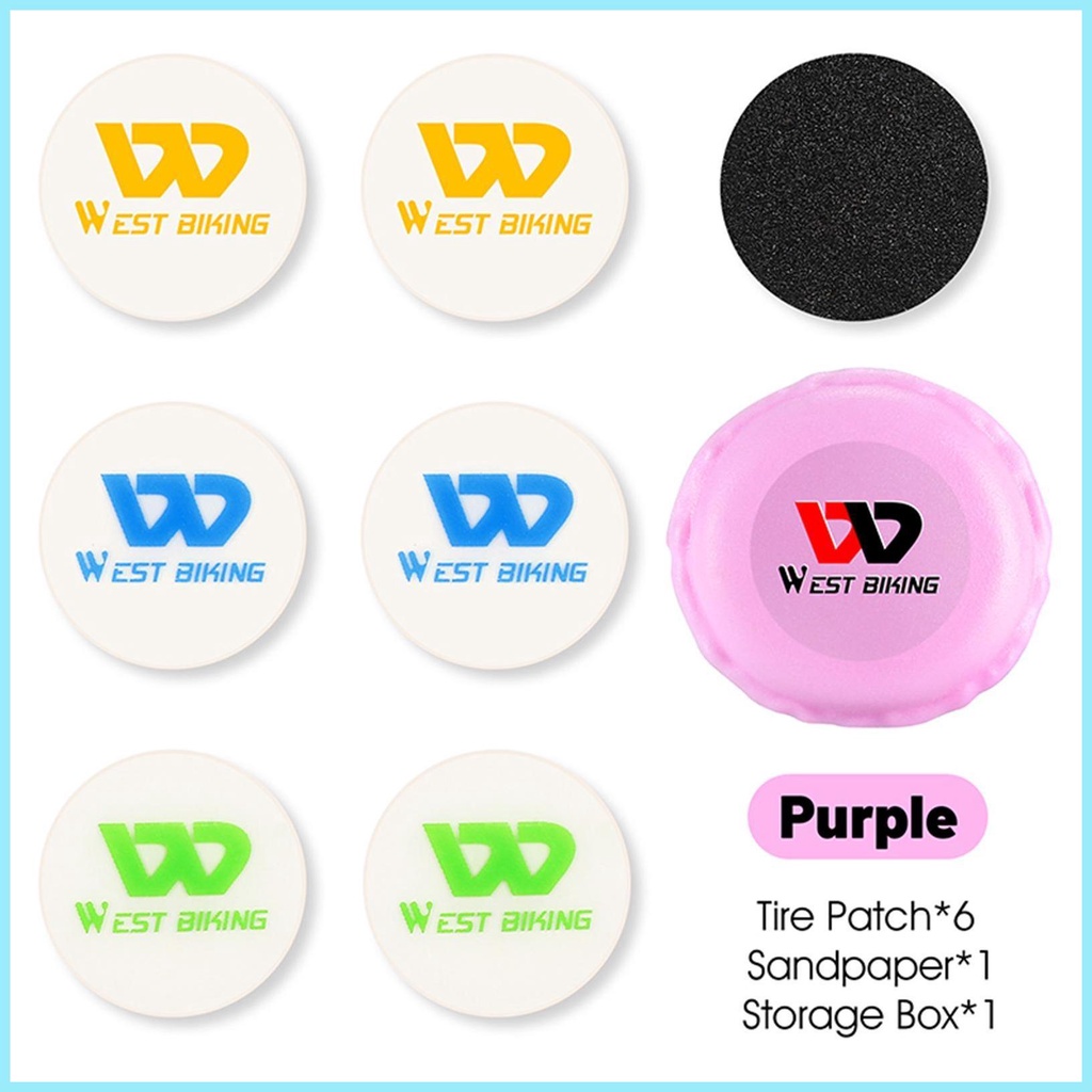 Bộ Vá Lốp Xe Đạp Không Keo Kèm Vỏ Sò Di Động Tiện Dụng