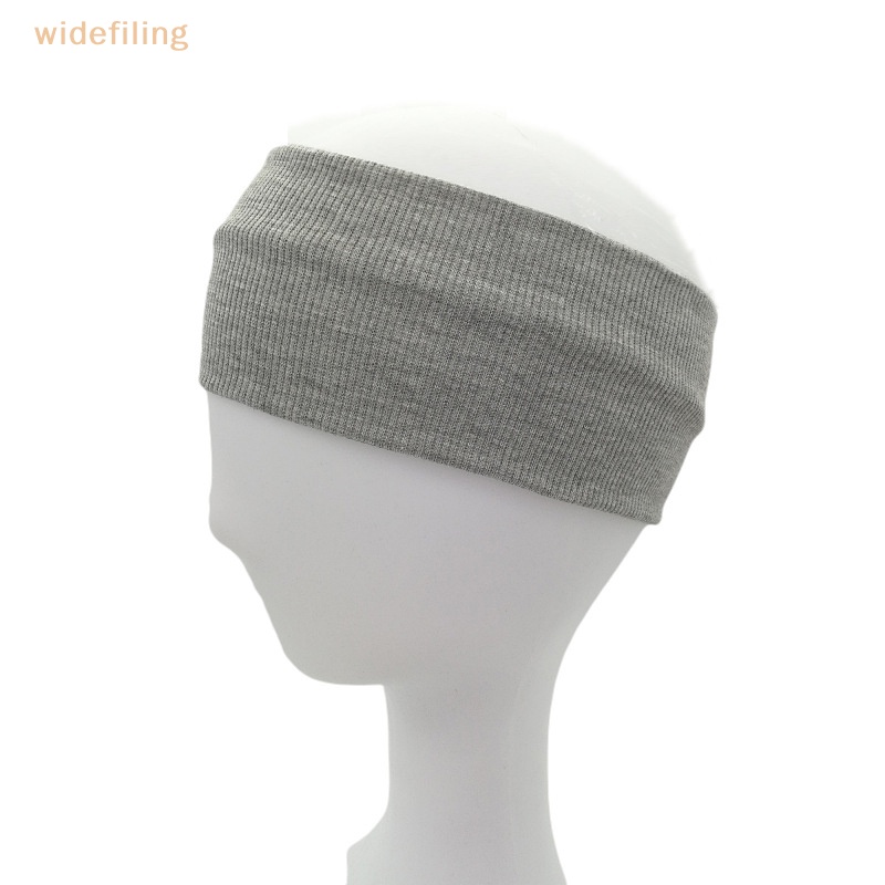 Băng Đô Dệt Kim Co Giãn Bản Rộng Màu Trơn Dùng Tập Thể Thao / Yoga