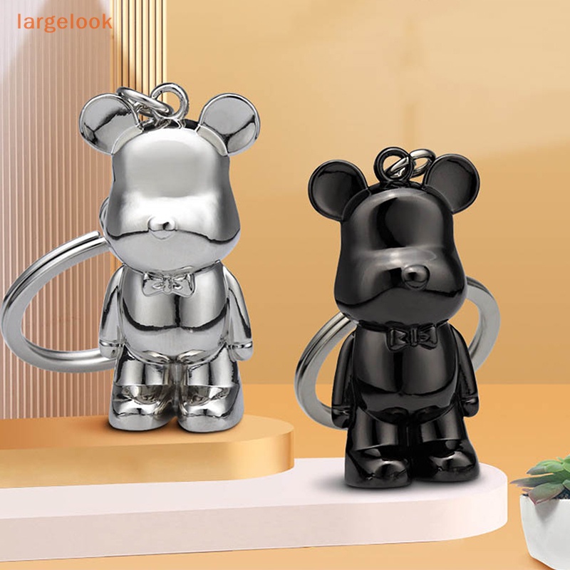 Móc Khóa Kim Loại Hình Gấu Hoạt Hình Sáng Tạo