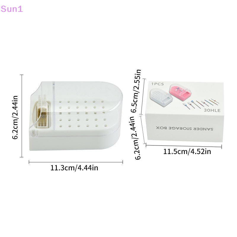 Giá Đỡ Mũi Khoan 2 Trong 1 30 Lỗ Chống Bụi Tiện Dụng