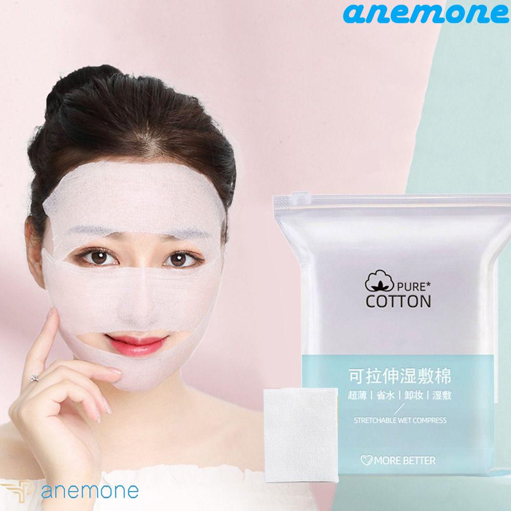 ANEMONE Bộ 50 / 200 Miếng Bông Cotton Tẩy Trang Co Giãn Dùng Một Lần Cho Nữ