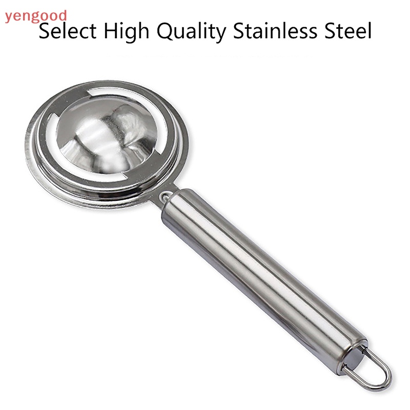 Dụng Cụ Tách Lòng Đỏ Trứng Bằng Inox Cán Dài Tiện Dụng