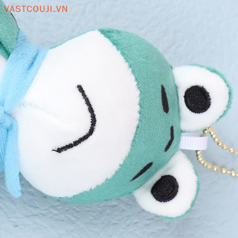 Móc Khóa Ếch Nhồi Bông Xanh Chân Dài Thời Trang Cá Tính