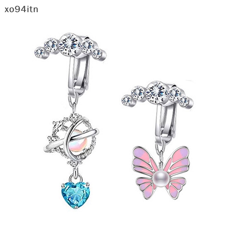 1 Khuyên Rốn Hình Cánh Bướm / Trái Tim Không Cần Xỏ Lỗ