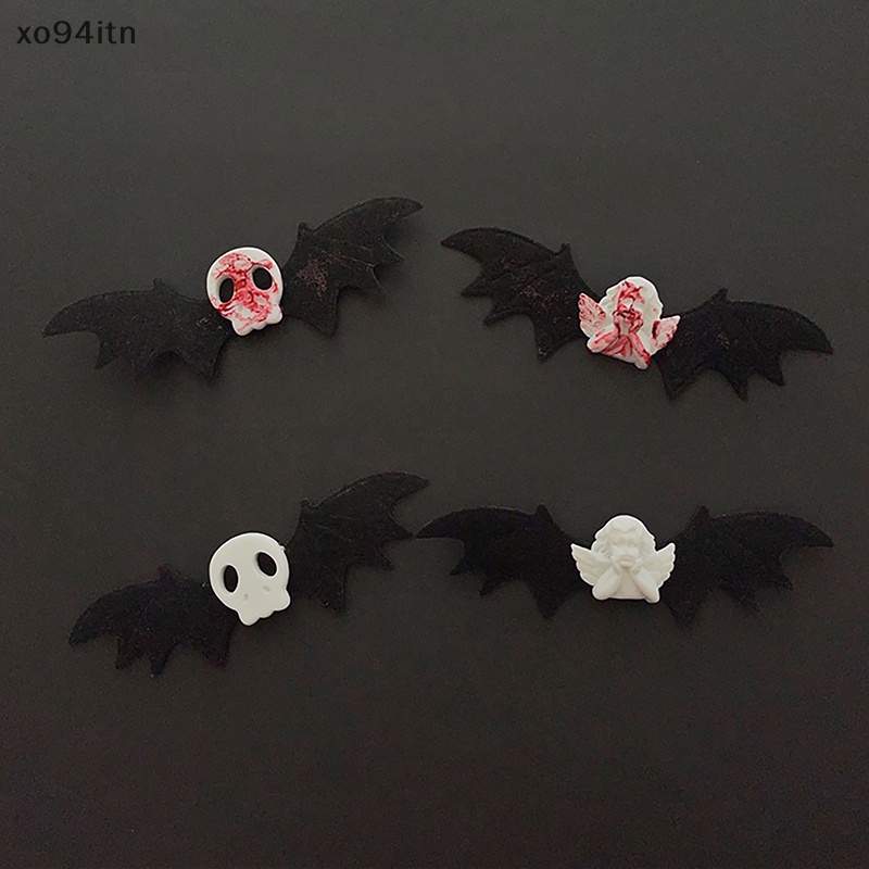 Kẹp Tóc Hình Đầu Lâu Phong Cách Gothic Cho Nữ