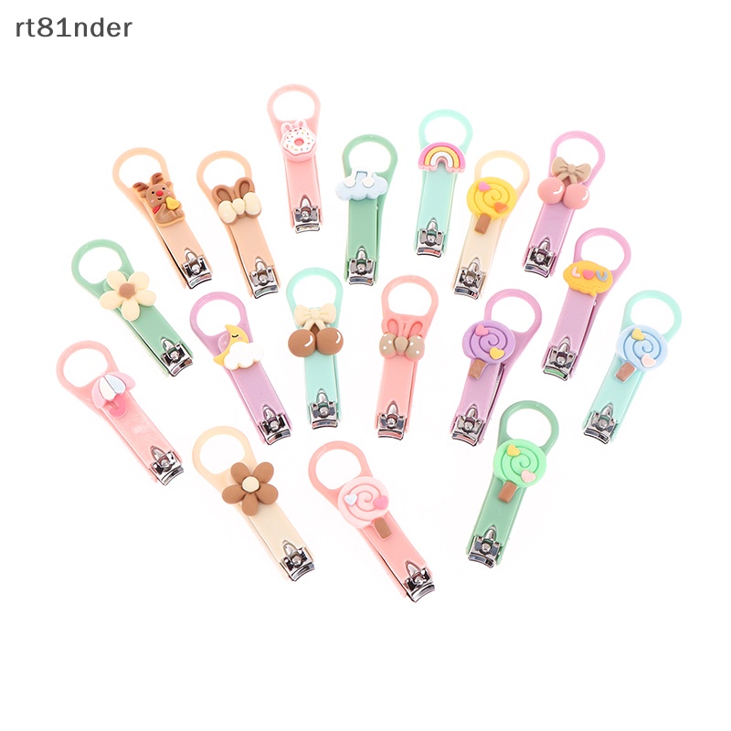 Rt Kéo Cắt Móng Tay Hoạt Hình Dễ Thương Màu Sắc Ngẫu Nhiên Cho Bé