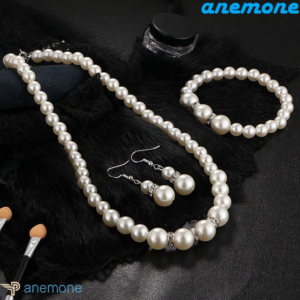 ANEMONE Bộ Trang Sức Phong Cách Retro Thanh Lịch Cho Nữ