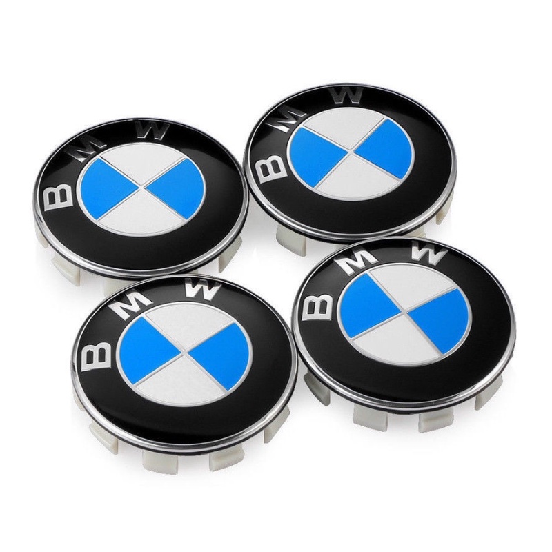 Set 4 Nắp Đậy Trục Bánh Xe Hơi BMW 68mm Chuyên Dụng Ốp