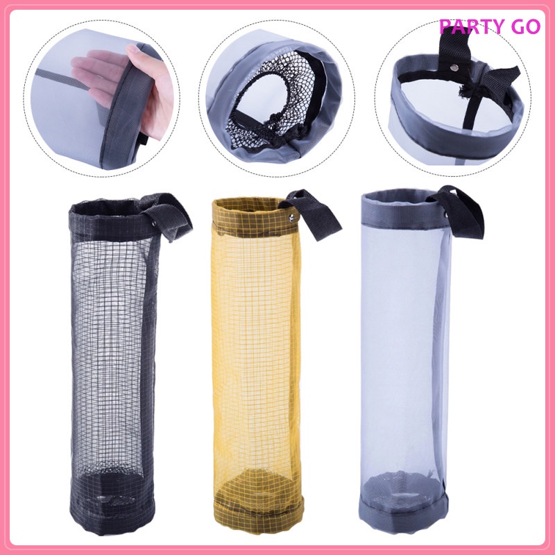 Set 6 Túi Mua Sắm Màu Đen Treo Tường Tiện Lợi