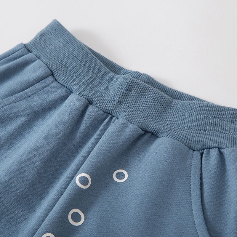 Quần Dài In Hình Cá Mập Thời Trang Cho Bé