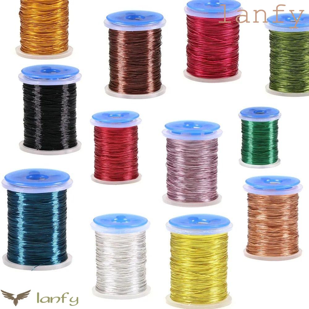LANFY Cuộn Dây Đồng Phụ Kiện Câu Cá 26 yards 0.2mm