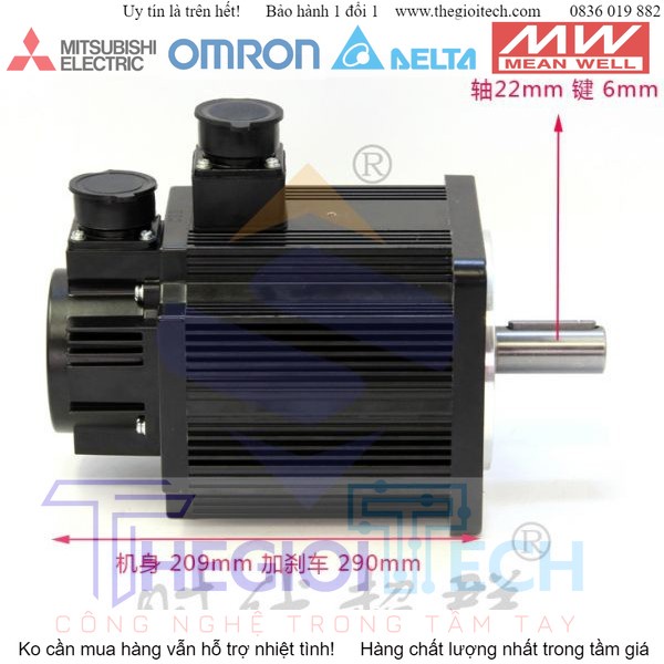 Bộ động cơ AC servo 2.6kW hãng Times Brilliant Mặt Bích 130 đã bao gồm driver và cáp ( hỗ trợ kĩ thuật trọn đời) - 2.6kw