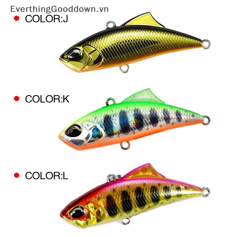 Everthinggooddown Mồi Câu Cá Nhật Bản Mới Đầu Lê VIB 45MM / 5.3G Luya Phiên Bản Tiếng Ồn
