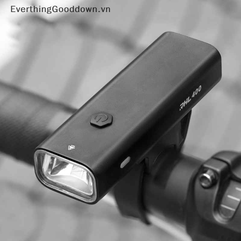 Everthinggood Đèn Pha LED 2000mAh Bằng Nhôm Siêu Nhẹ Chống Mưa Gắn Phía Trước Xe Đạp vn