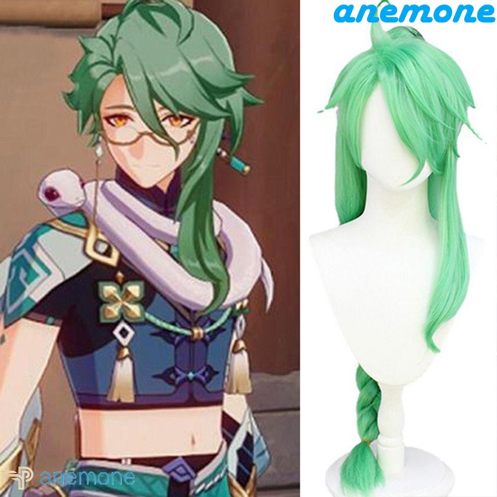 ANEMONE Tóc Giả Bện Sợi Tổng Hợp Chịu Nhiệt Độ Cao Hóa Trang Nhân Vật BaiZhu