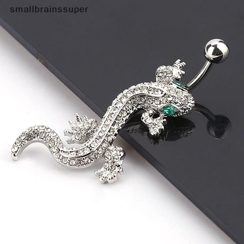 Khuyên Rốn Mặt Hình Tắc Kè Bằng Thép Không Gỉ Không Gây Dị Ứng Trang Sức Quyến Rũ Cho Nữ SBS